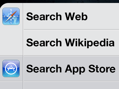 Search App Store apple feature request ios product spotlight search