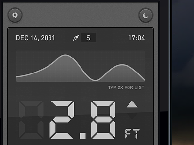 Windward 1.2 design refresh ios iphone temperature tide wind windward