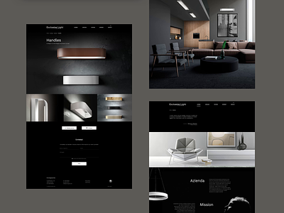 Exclusive Light — Website clean figma flat interface minimal responsive ui ui designer ux webdesign webdesigner website wordpress