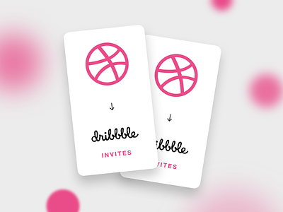 2 Dribbbble Invites draft dribbble giveaway illustration invitation invite invites ticket