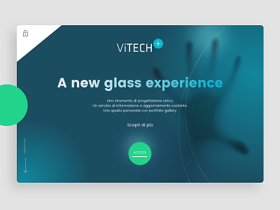 Vitech+ Area gradient home interface ui ux website