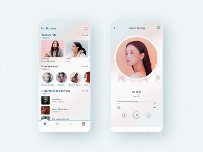 Music App UI Design