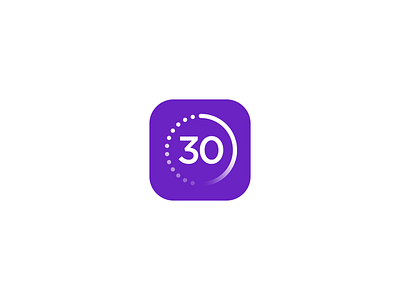 30MinuteMe App Icon branding design graphicdesign logo vector