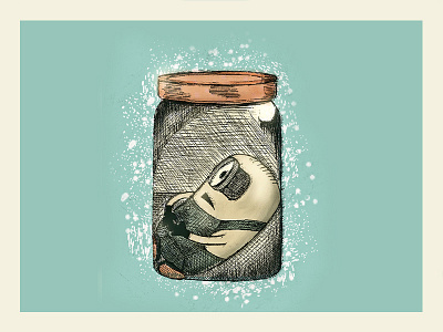 Jar illustration jar minion