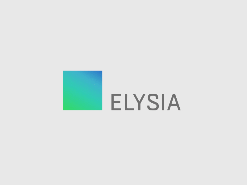Elysia clothing color cube fashion logo system