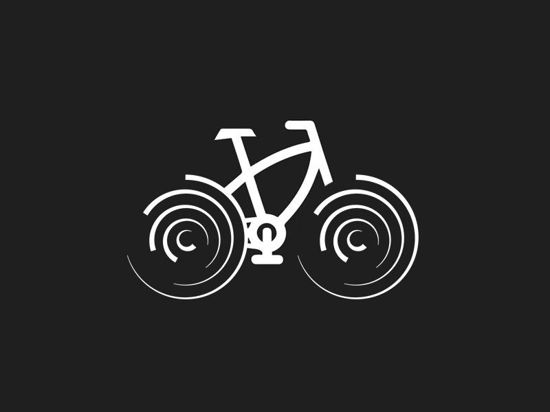 Bicycle bicycle bike cycle gif minimal spin swirl wheels