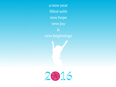 Happy New Year !!! debut design greeting invite new player new shot
