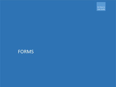 An easy to use Guide on Forms design guide slide ui ui