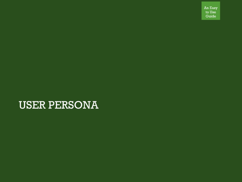 Guide on User Persona design guide slide deck slide ui ui user experience user persona ux