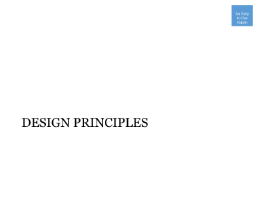 Guide Design Principles