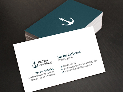 Harbour Publishing Business Cards