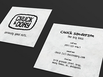 Chuck & Dory Business Cards