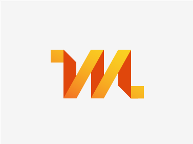 "MISO" 2.0 aldrich aldrich tan aldricht ambigram app application gradient logo m origami simple software upcoming wip