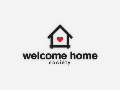 Welcome Home 3.1 heart home house literal logo metaphor