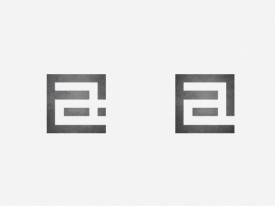 My Top 2 8 bit icon logo minimalistic monogram wip