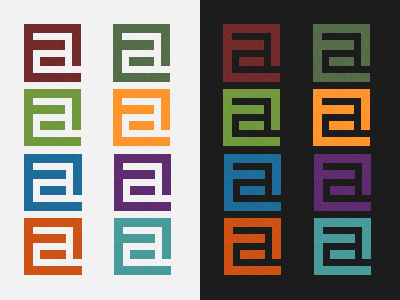 Me - colourplay 8 bit color colour logo minimalistic monogram wip