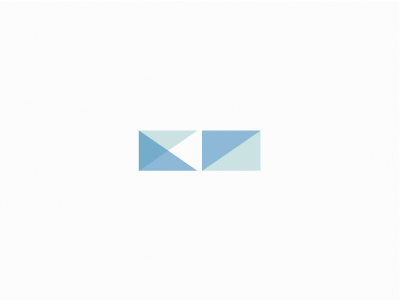 "KS" Monogram V1 basic color k letter light logo monogram overlay s shape simple triangle