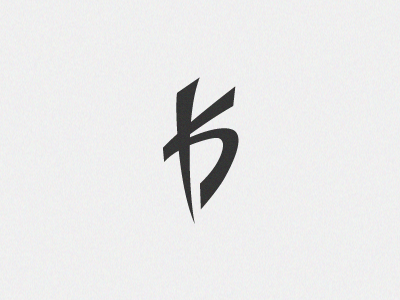 KS Monogram bold k ks logo monogram s sharp strokes strong