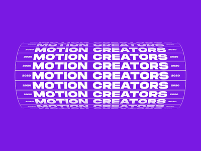 Motion Creators । Animated Typography animated gif animated type kinetic motion animation motion art text animation