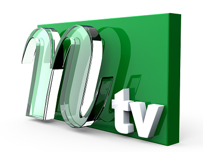 Ntv | 3D LOGO DESIGN FROM 2D 3d 3d glass logo 3d logo 3d logo design glass logo logo 3d modeling news logo tv channel tv logo