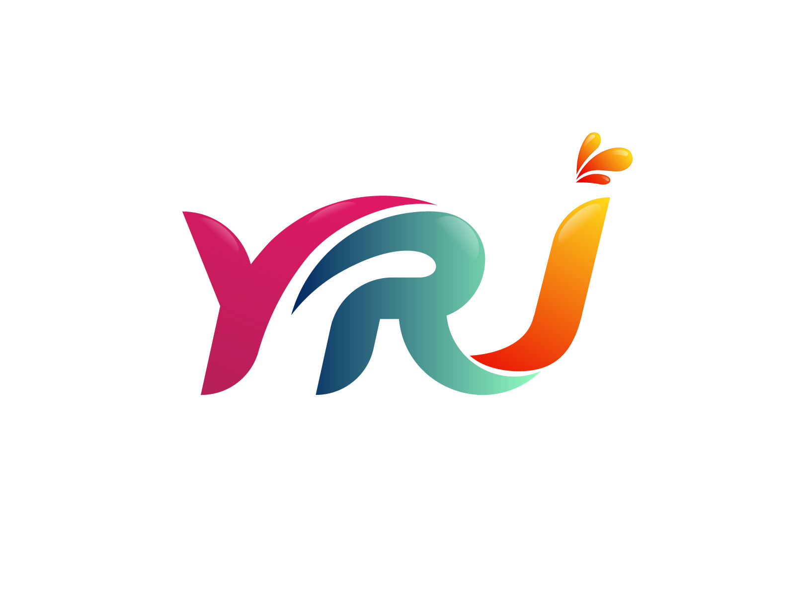 Modern and futuristic rv logo design Royalty Free Vector
