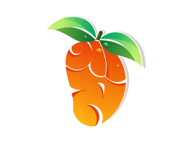 আম । Aam newlogo logotype custom font sakib calligraphy bangla typography mango আম