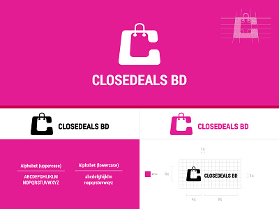 CloseDealsBD Logo ecommerce logo logo design shopping bag