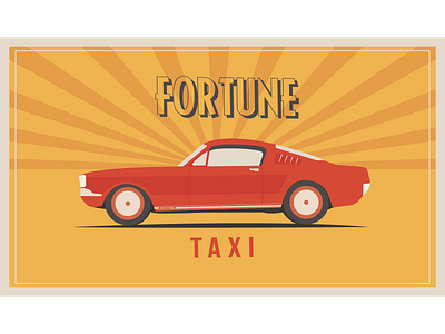 Taxi business card business card retro style taxi vintage