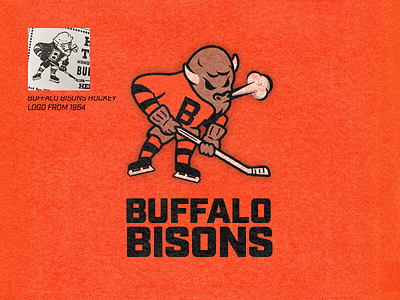 Buffalo Bisons Hockey Logo branding branding design design freelancer illustration logo logo brand logo redesign sports sports brand sports design sports logo sports throwback
