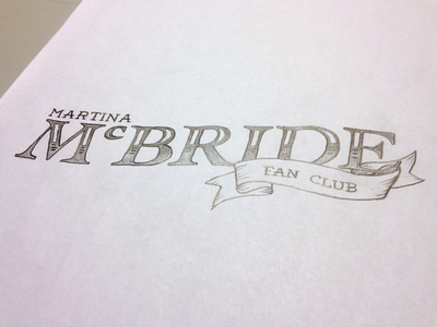Martina Fan Club Illustrated Logo