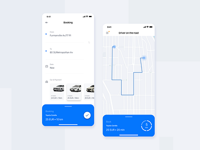 Taxi order concept