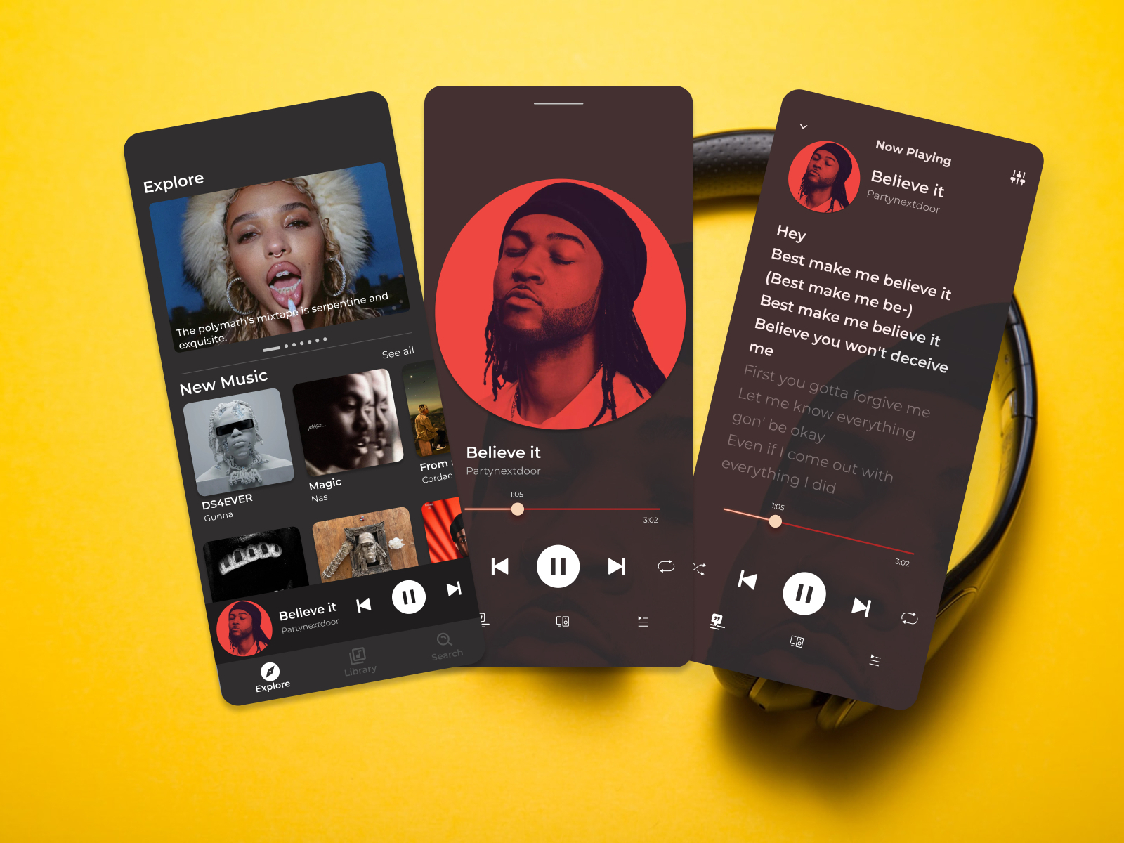 music-player-by-ola-jacobs-on-dribbble