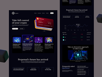 Crypto Web 3 Landing page