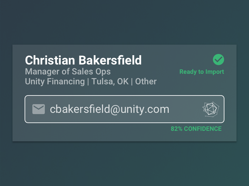 Email Suggestion by Neil Essig on Dribbble