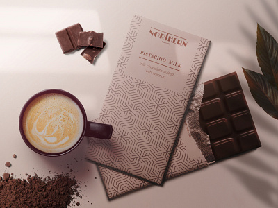 chocolate package mockup