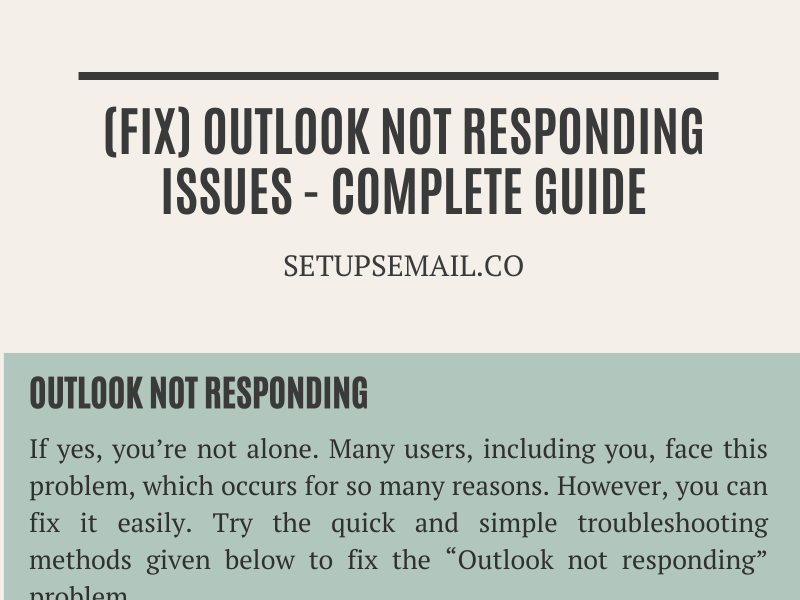 Fix Not Responding Issue : [Solved] Windows 10 Not Responding – VAQFG
