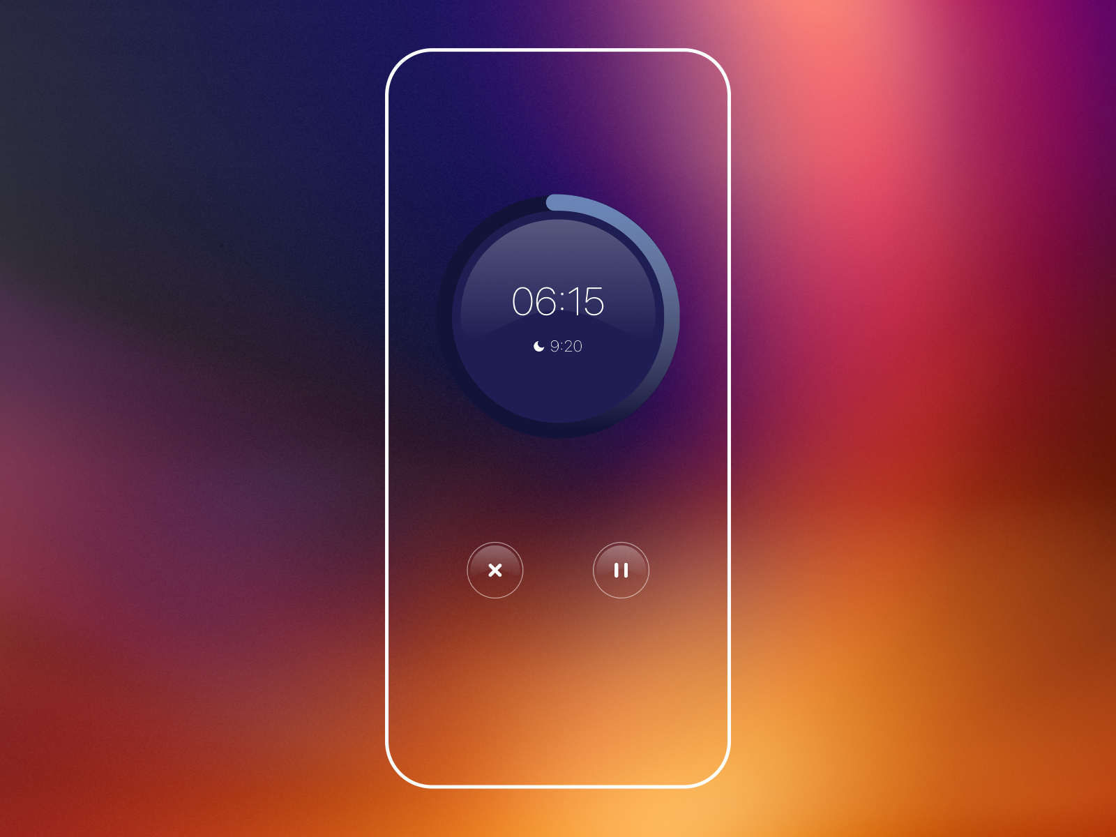 Timer | Sleep App | Countdown Timer by Ivan Saverchenko on Dribbble