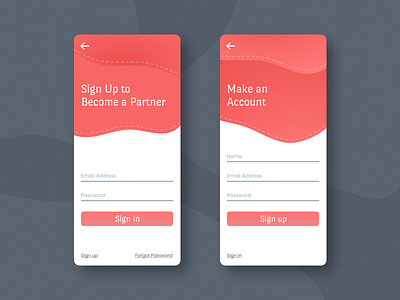 Sign Up Screen – Daily UI 001