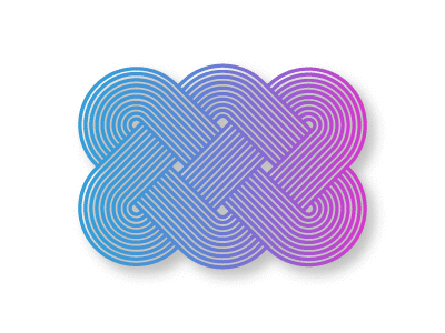 Mesmerize blue gif gradient line art purple