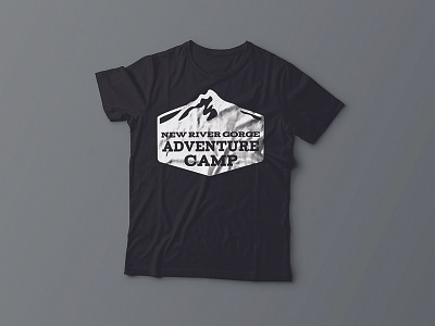 Camp T-Shirt branding camp logo mountain river t shirt