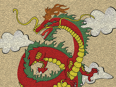 The Dragon dragon fantasy illustration illustrator