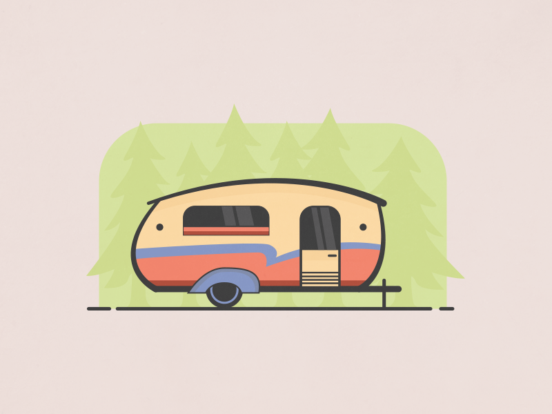 Camper by Matt Burt on Dribbble