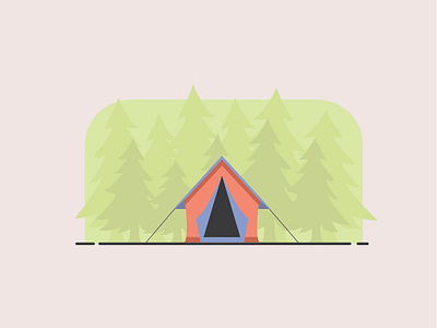 Camping Tent camping nature outdoors tent trees wilderness woods
