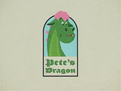 Pete's Dragon 1977 classic disney dragon elliot illustration movie petes dragon