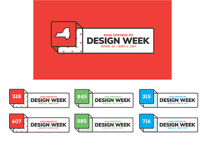 Design week UPSTNY Branding area branding code design ny upstny week