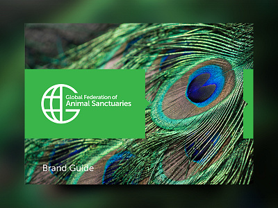 GFAS Brand Book animals book brand branding guide logo peacock