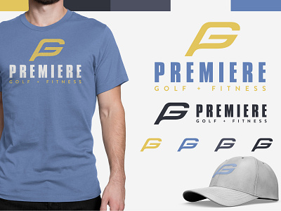 Premiere Golf (WIP) branding design fitness gold golf icon illustration logo typography vector wip
