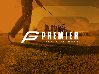 Premier Golf and Fitness branding branding agency design golf icon logo vector