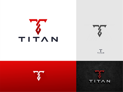 TITAN Automotive branding graphic design logo