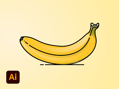 Banana Cavendish Vector Illustration